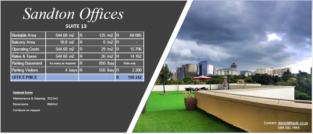 Suite13 Floor Plan+Rates